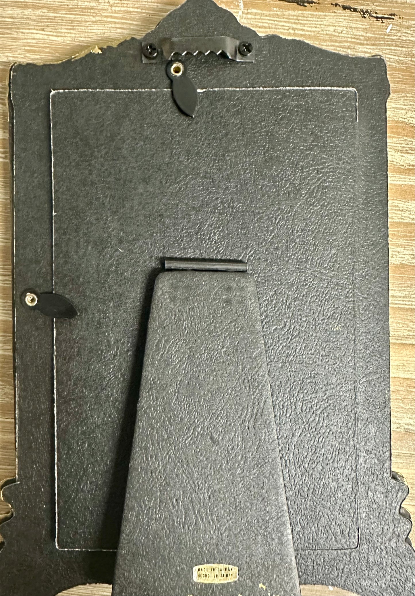 Original mini painting on canvas in ornate frame, 6x9” Abstract portrait w/mixed media