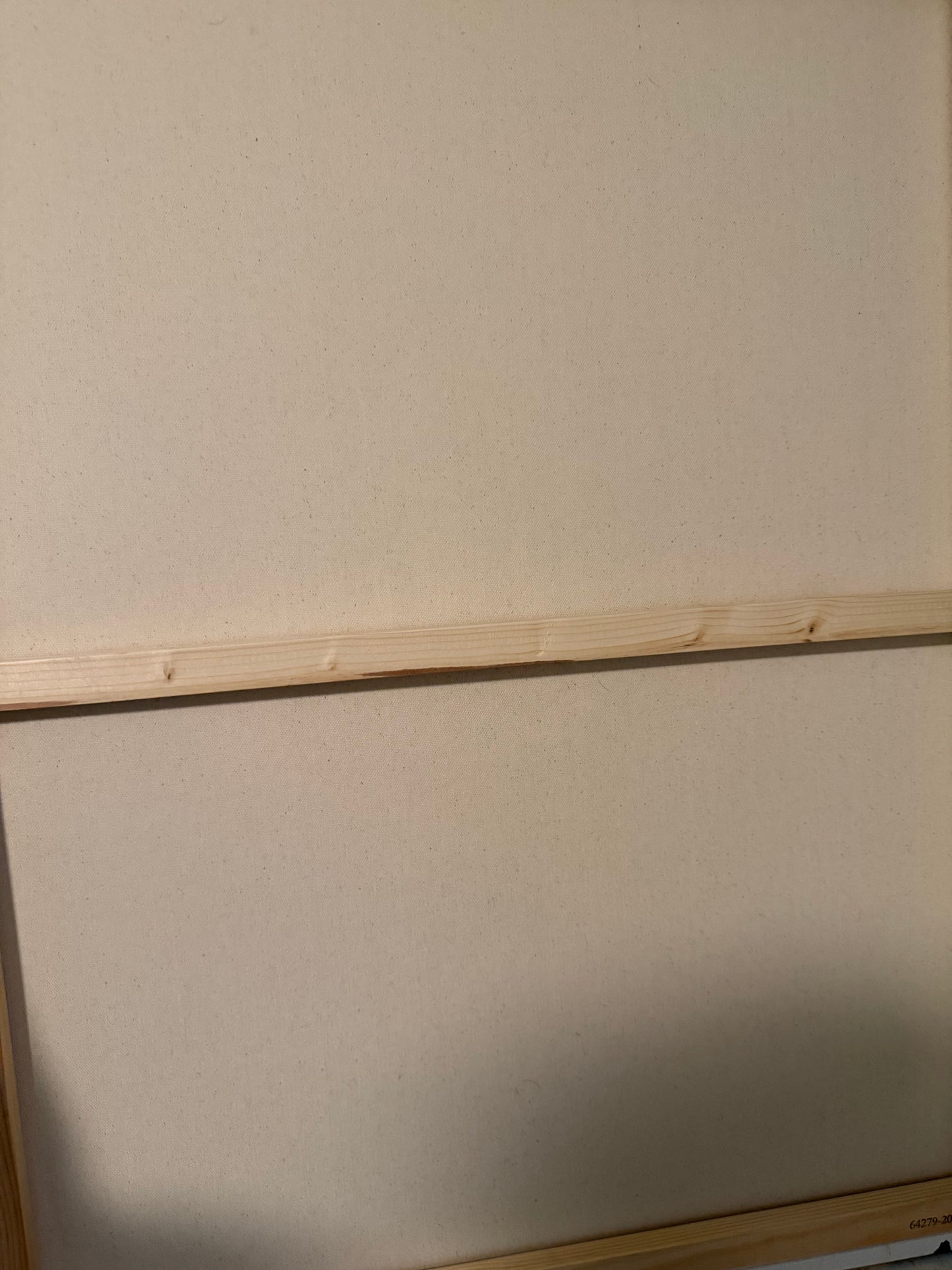 Original, signed painting-24x30” painted edge canvas: Abstract portrait w/ mixed media